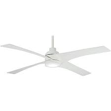 Do you know that there is such a thing called art of air management? Amazon Com Minka Aire F543l Whf Swept 56 4 Blade Led Smart Ceiling Fan In Flat White Finish With Flat White Blades And An Etched Lens Renewed Home Improvement