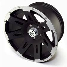 xhd aluminum wheel black with machined