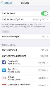 why is my iphone using so much data all