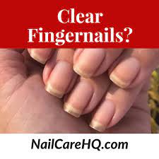 clear fingernails is it a bad thing