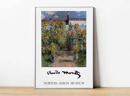 Claude Monet Exhibition Poster The