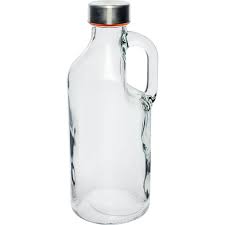 1 Liter Glass Bottle With Handle And