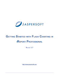 Getting Started With Flash Charting In Ireport Professional