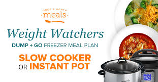 instant pot or slow cooker meal plan