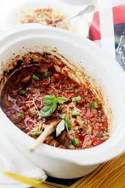 slow cooker spaghetti sauce italiano