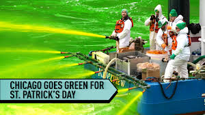 Green river: Chicago goes green for St. Patrick's Day! - ABC7 Los Angeles