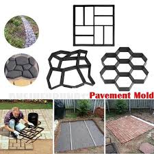 garden walk pavement mold diy