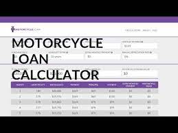 motorcycle loan calculator