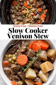 crockpot venison stew the wooden skillet