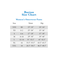 Up To Date Burton Womens Snow Pants Size Chart Gerry Womens