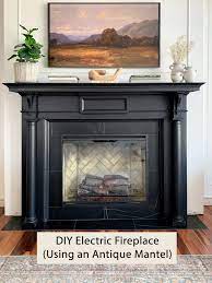 Diy Electric Fireplace Erin Zubot Design