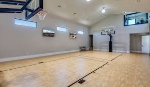 An Indoor Basketball Court
