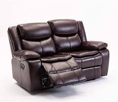 toyfun recliner sofa couch pu leather