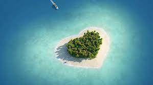 heart island romantic love fiji