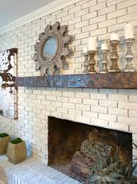 15 gorgeous painted brick fireplaces