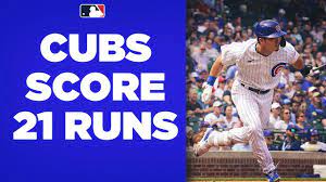 Cubs GO OFF for 21 runs against the ...