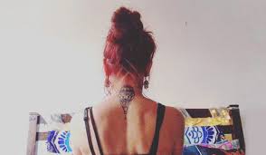 undercut hair tattoo ideas