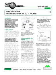 Zeta Potential An Introduction In 30
