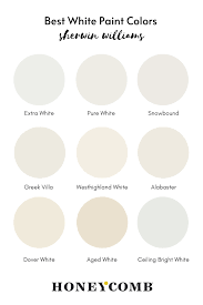 white paint colors sherwin williams