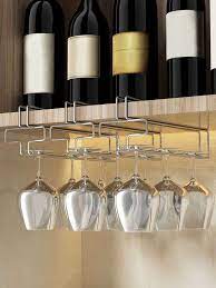 1pc Stainless Steel Hanging Wine Glass