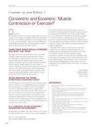 pdf concentric and eccentric muscle