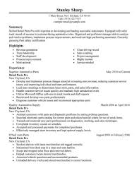 Retail Resume Template Cover Letter