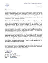 Visa recommendation letter from chamber of commerce. U S Embassy Reference Letter Tika