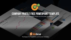 company profile powerpoint template free