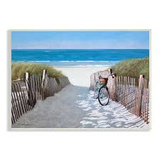 Bicycle Summer Nautical Painting