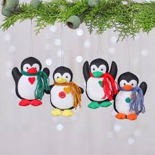 acrylic penguin ornaments