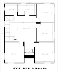 32 x38 1200 sq ft house plan 32