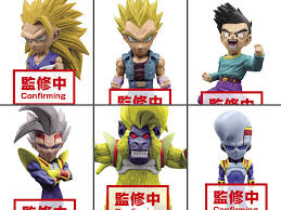 Highlights include chibi trunks, future trunks, normal trunks and mr boo. Dragon Ball Gt World Collectable Figure Vol 3 Set Of 6 Figures