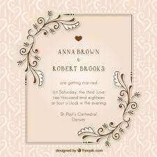 Personalize your wedding invitations in just minutes using our beautifully designed. Wedding Invitation Cards Free Vector And Psd Templates Psd Templates
