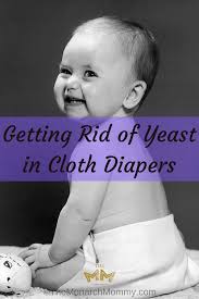 getting rid of yeast in cloth diapers