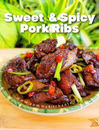 sweet and y pork ribs yummy kitchen