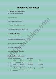 With lingolia plus you can access 7 additional exercises about imperative, as well as 828 online exercises to. Imperative Sentences Esl Worksheet By Mcdullliu55