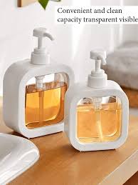 Clear Dispenser Bottle Bathroom Hand