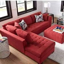 sy sectional sofa red konga