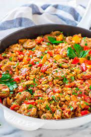 italian sausage and rice one pot