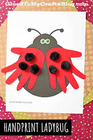handprint ladybug keepsake