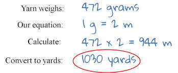 How To Calculate Yarn Length From Weight Shiny Happy World