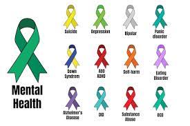 mental health awareness month ribbons