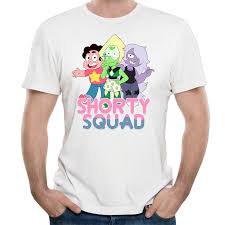 Steven Universe Shorty Squad T Shirt Men Casual Summer Print