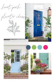 Placing the same flower at different heights makes a unified effect, and putting different flowers in gives a charming country look. Front Porch Planter Ideas Life On Virginia Street