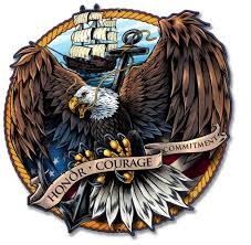 Navy Eagle Military Metal Sign Wall