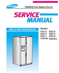 appliance service manuals library
