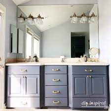how to paint a bathroom vanity diy