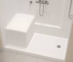 solid surface shower bases comfort