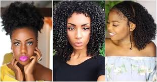 More styling versatility than this curly puff is accessorized with a simple black headband. Top 30 Black Natural Hairstyles For Medium Length Hair In 2020