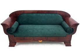 scandinavian empire green sofa 1890s